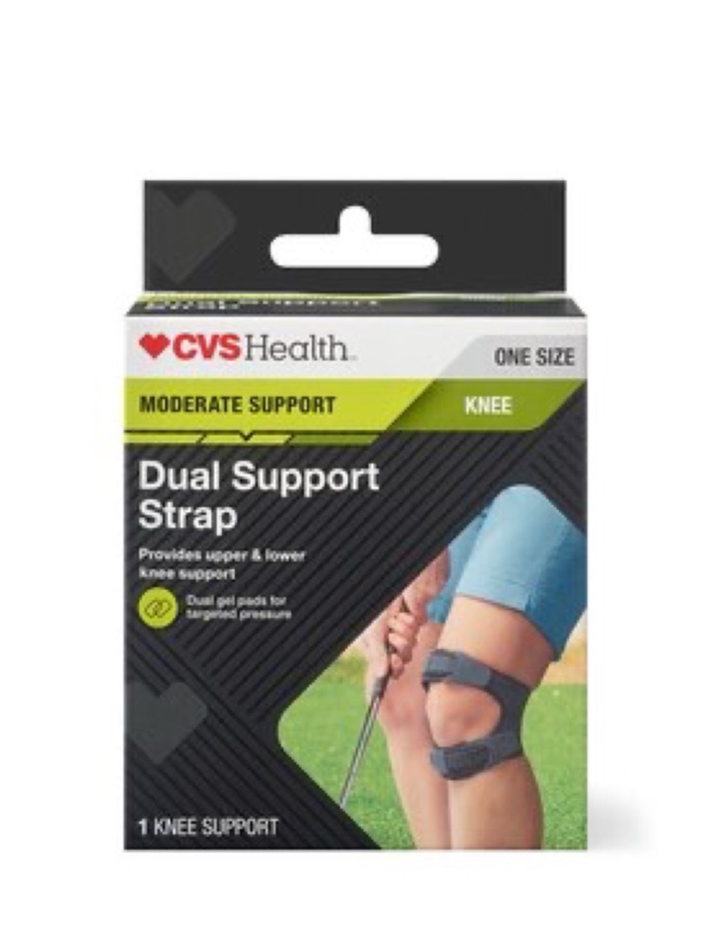 CVS Knee Dual Support Strap Moderate Support